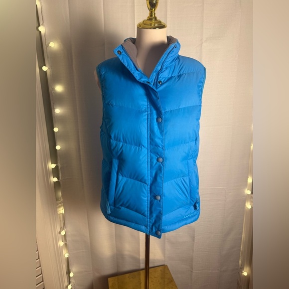 L.L. Bean Blue Quilted Puffer Vest - Picture 1 of 11